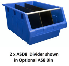 ASD8 Pack of 10 Bin Divider