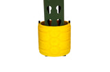 AX115 VISIPLAS Pallet Deflector on Front Teardrop Upright